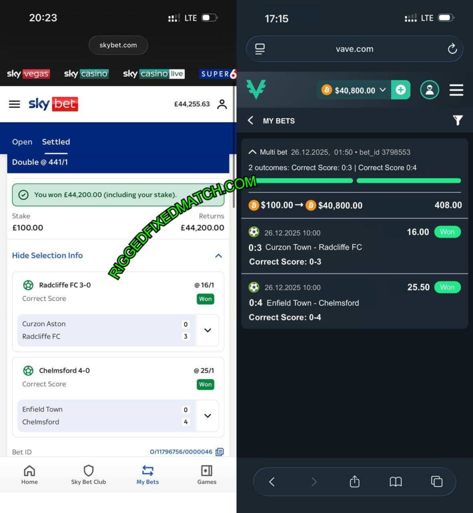 SKYBET FIXED MATCHES TIPS