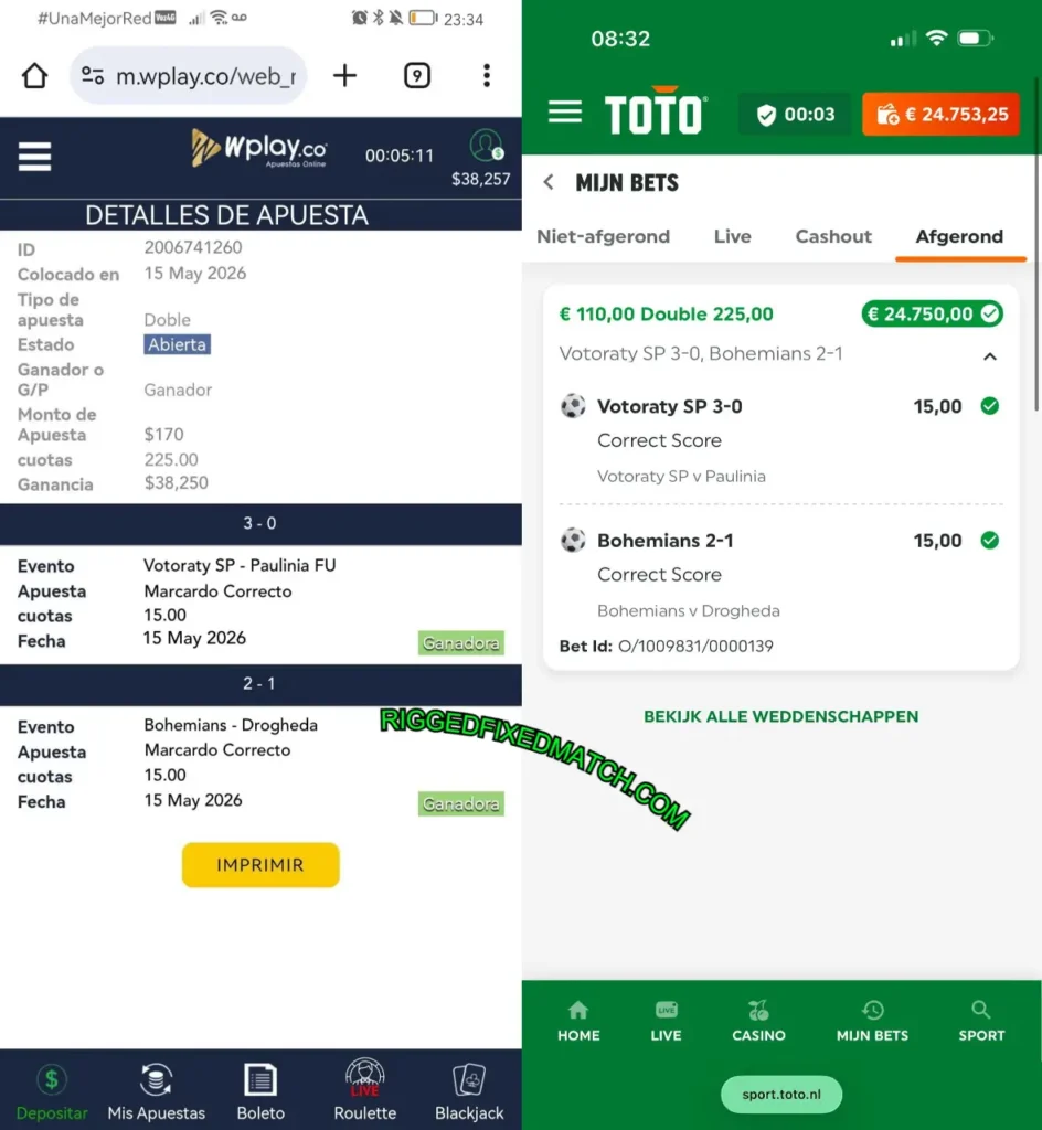 TOTO SPORTS FIXED TIPS 1X2