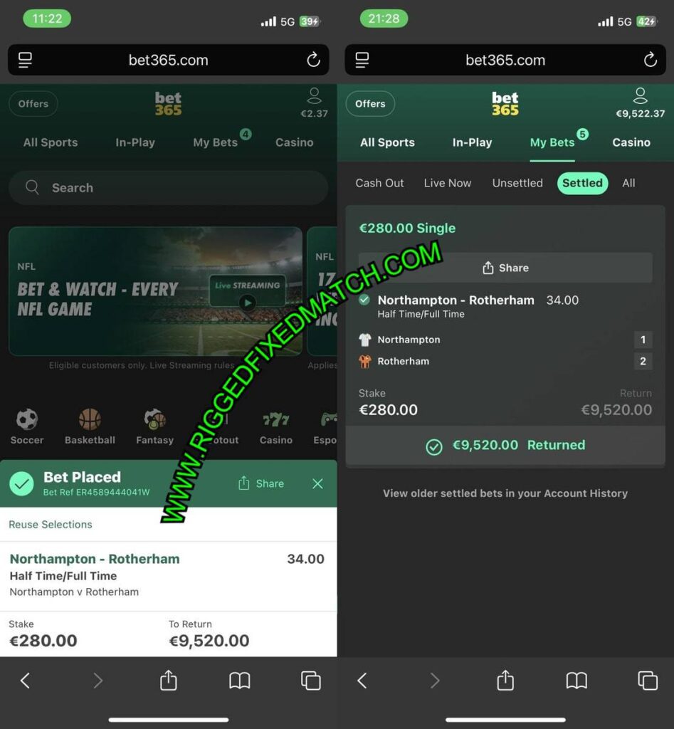 WHATSAPP SURE FIXED MATCH BET