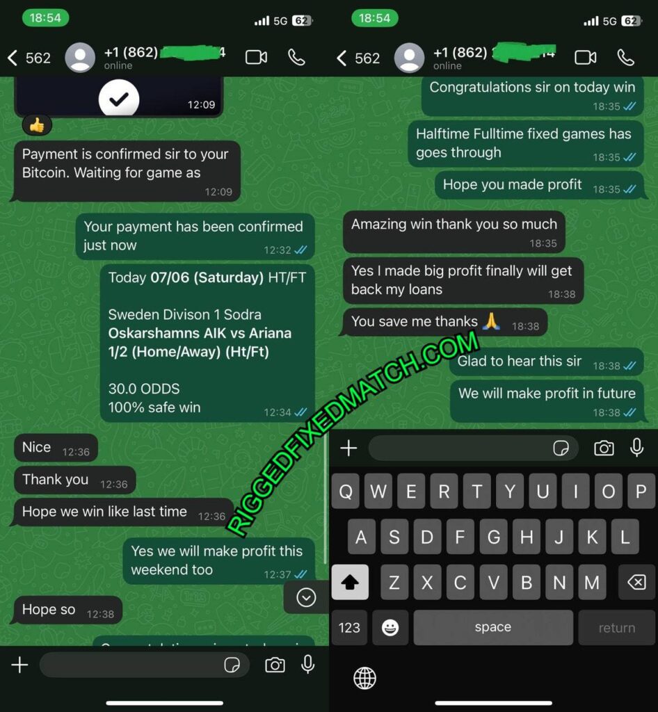 WHATAPP RIGGED FIXED MATCHES TIPS