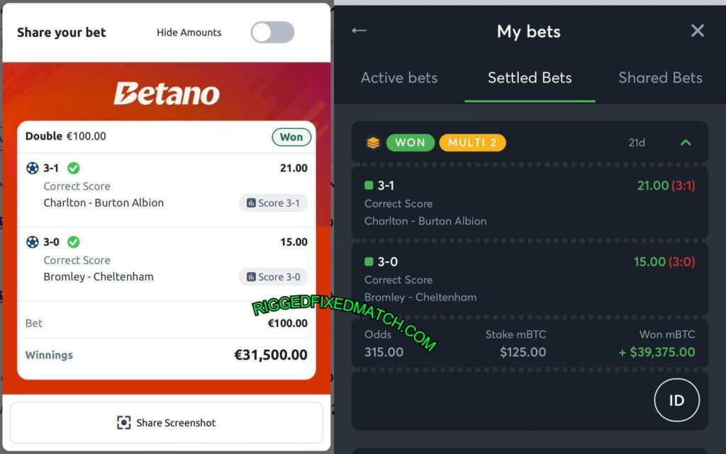 betano correct score fixed matches tips